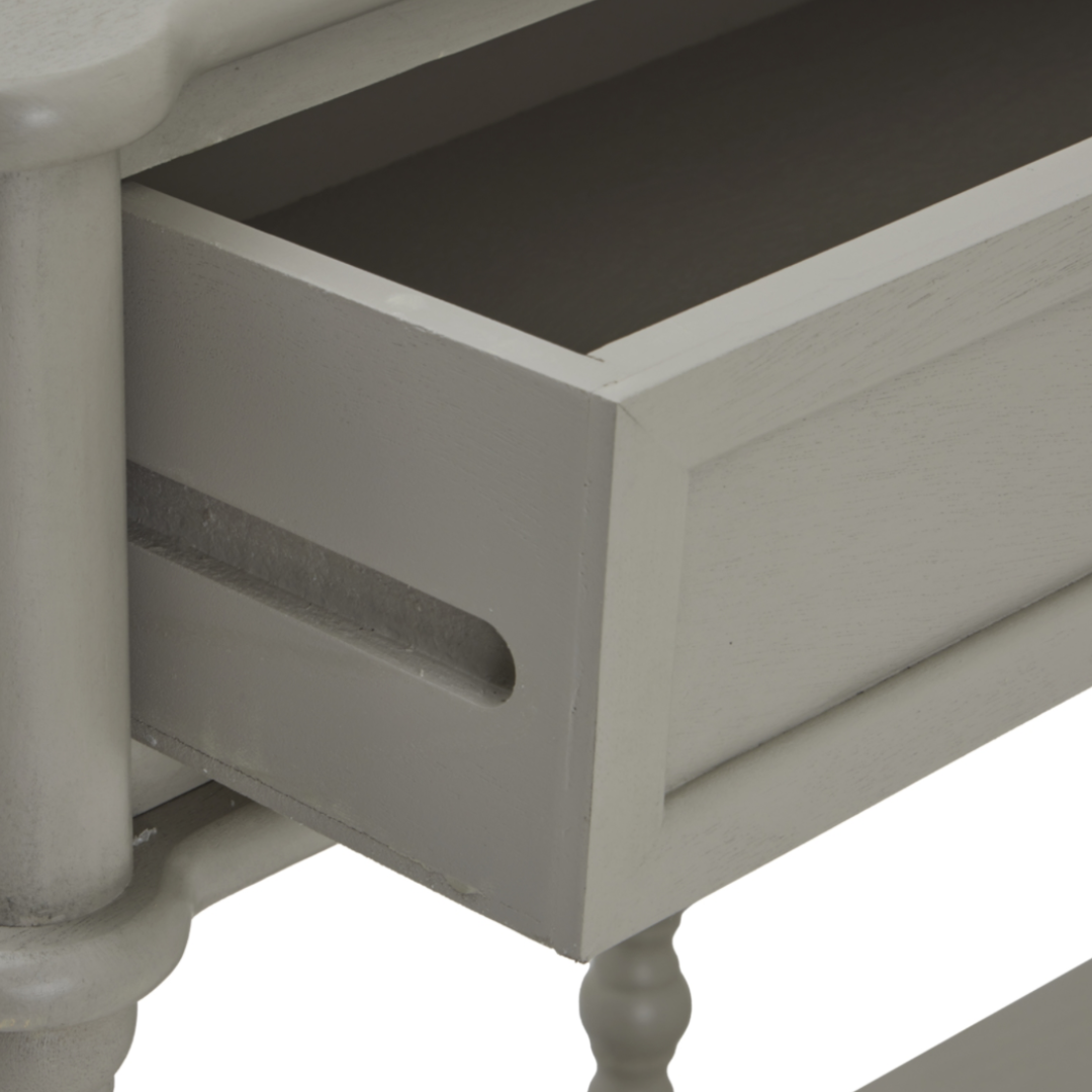 The Camden Collection Large Two Drawer Console Table