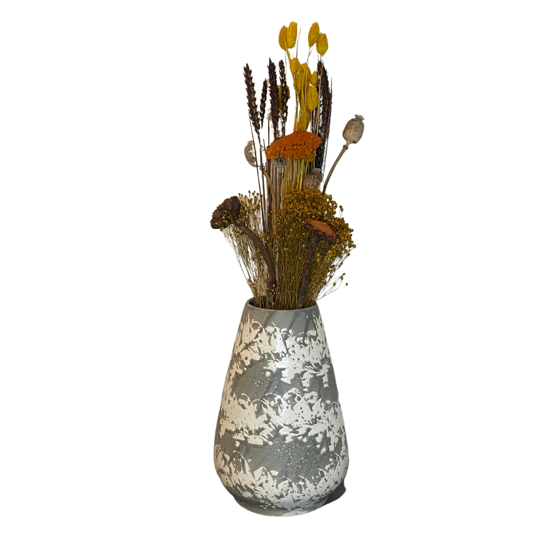 Grey and White vase