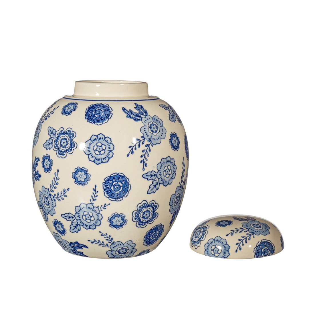 Blue and White Ginger Jar