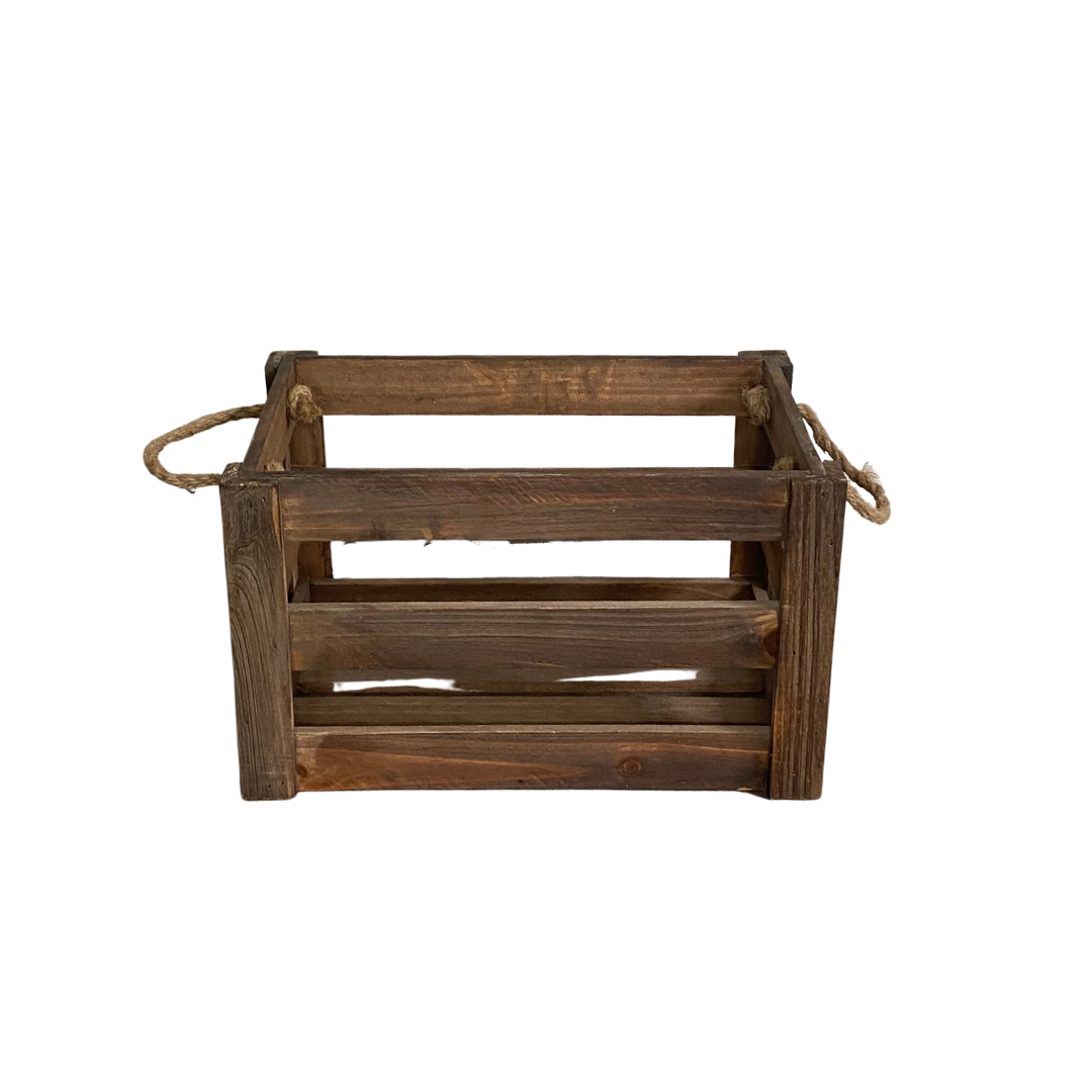 Brown Wooden Crate