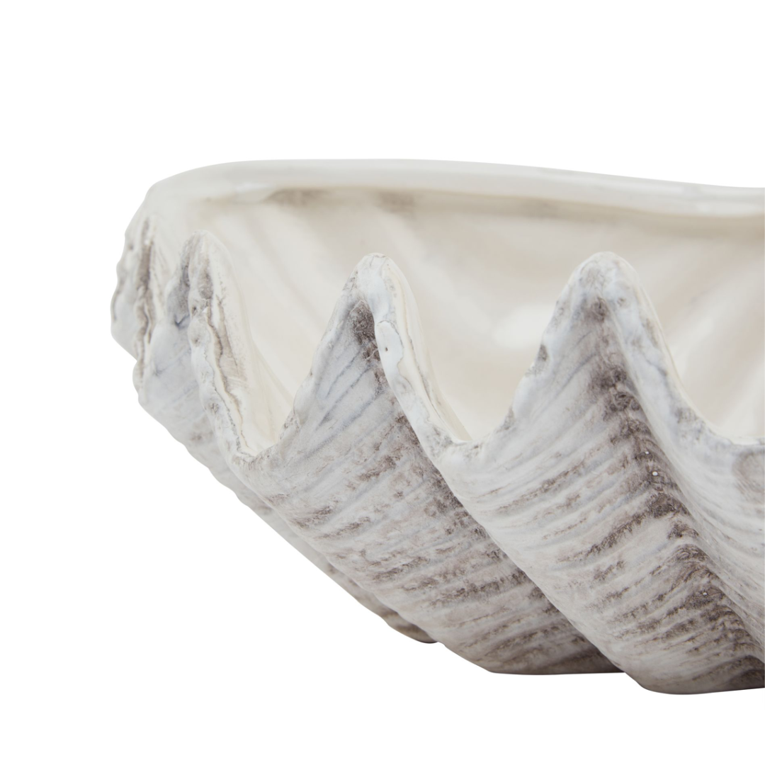 Siren Medium Ceramic Shell Bowl