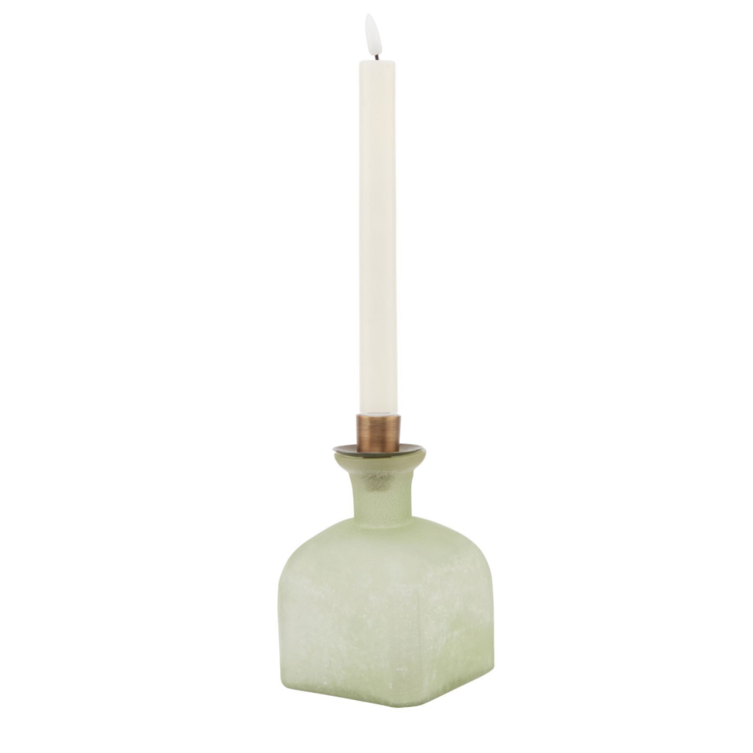 Smoked Sage Candle Holder Vase