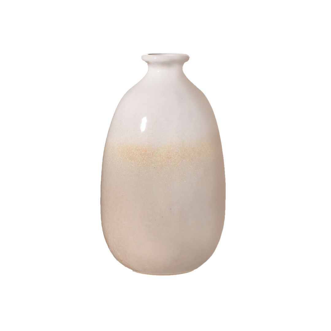 Dip Glazed Ombre Bud Vase Grey