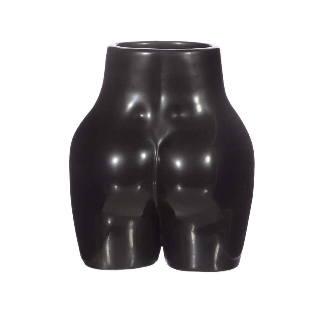 Black Bum Vase