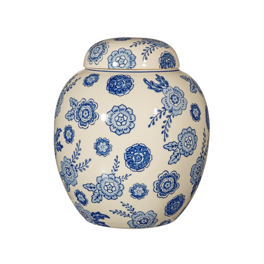 Blue and White Ginger Jar