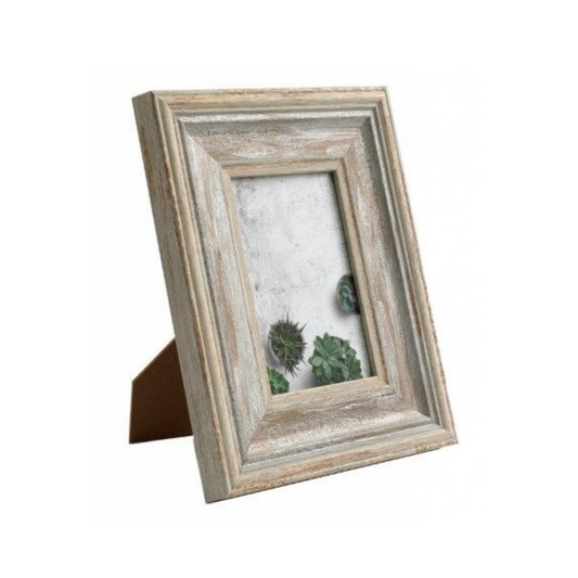 Washed Wooden Effect Photo Frame 4x6