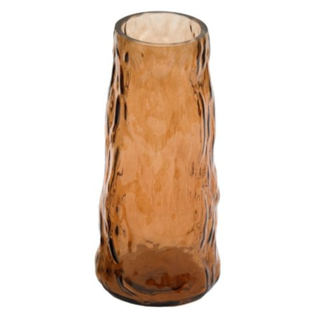 Amber Log Effect Vase