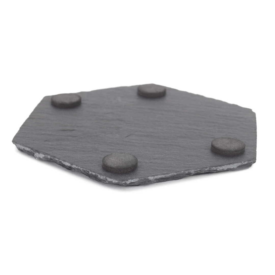 Hexagonal Slate Set Of 4 Coasters