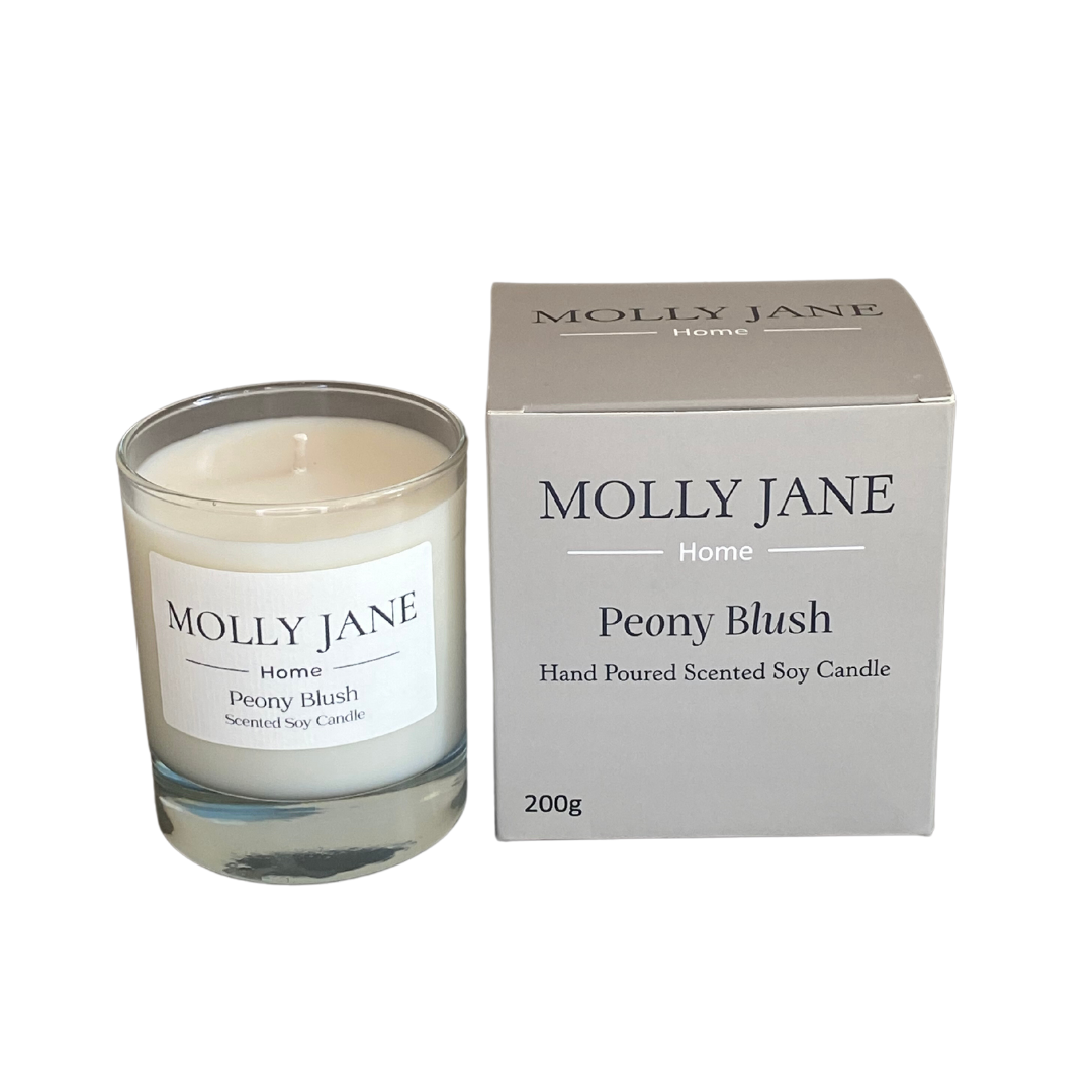 Peony Blush Soy Candle