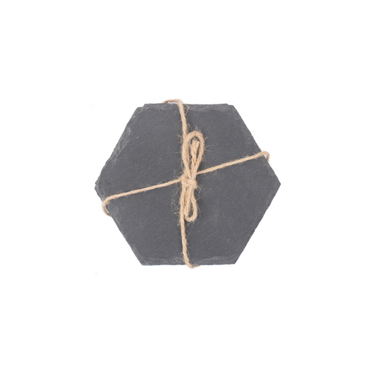 Hexagonal Slate Set Of 4 Coasters