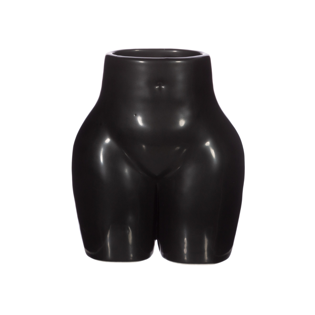 Black Bum Vase