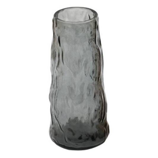 Grey Log Effect Vase