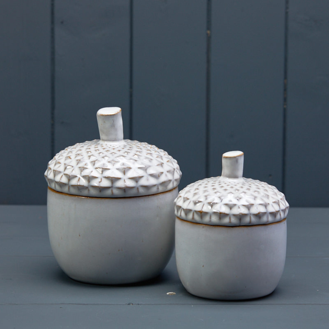 Ceramic Acorn Pot