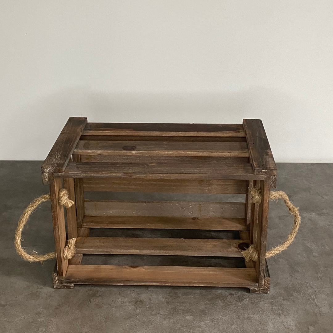 Brown Wooden Crate